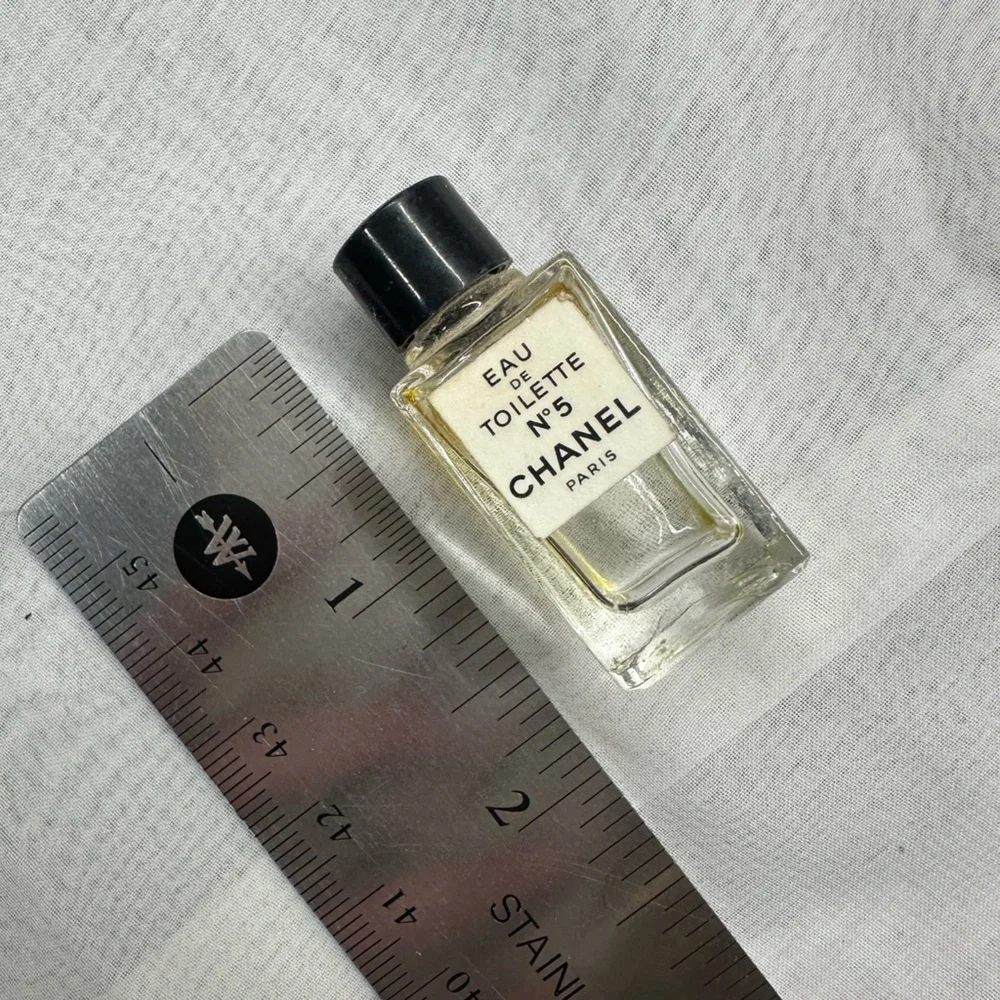 Vintage CHANEL No 5 Eau de Toilette Mini Empty, Estée Lauder Luzier Trinket